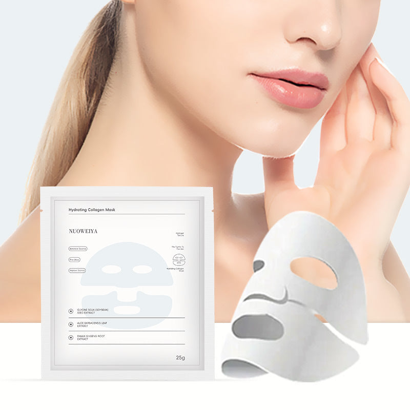 12pcs Set - Deep Collagen Mask, Hydrating Overnight Korean Face Mask for All Light Beige Types, Skincare