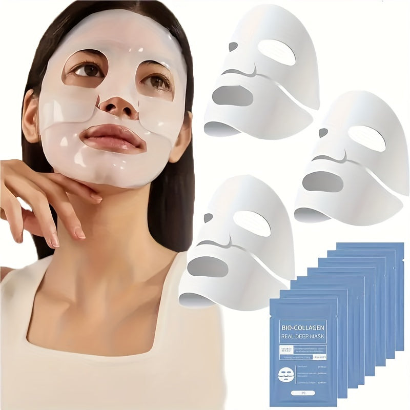 Collagen Mask. Highly Effective In Moisturizing And Effectively Locking In Moisture. Hydrates The Skin. Makes The Skin Soft, Smooth And Delicate. Tightens And Replenishes Water. Moisturizing Mask For Skin Tone.