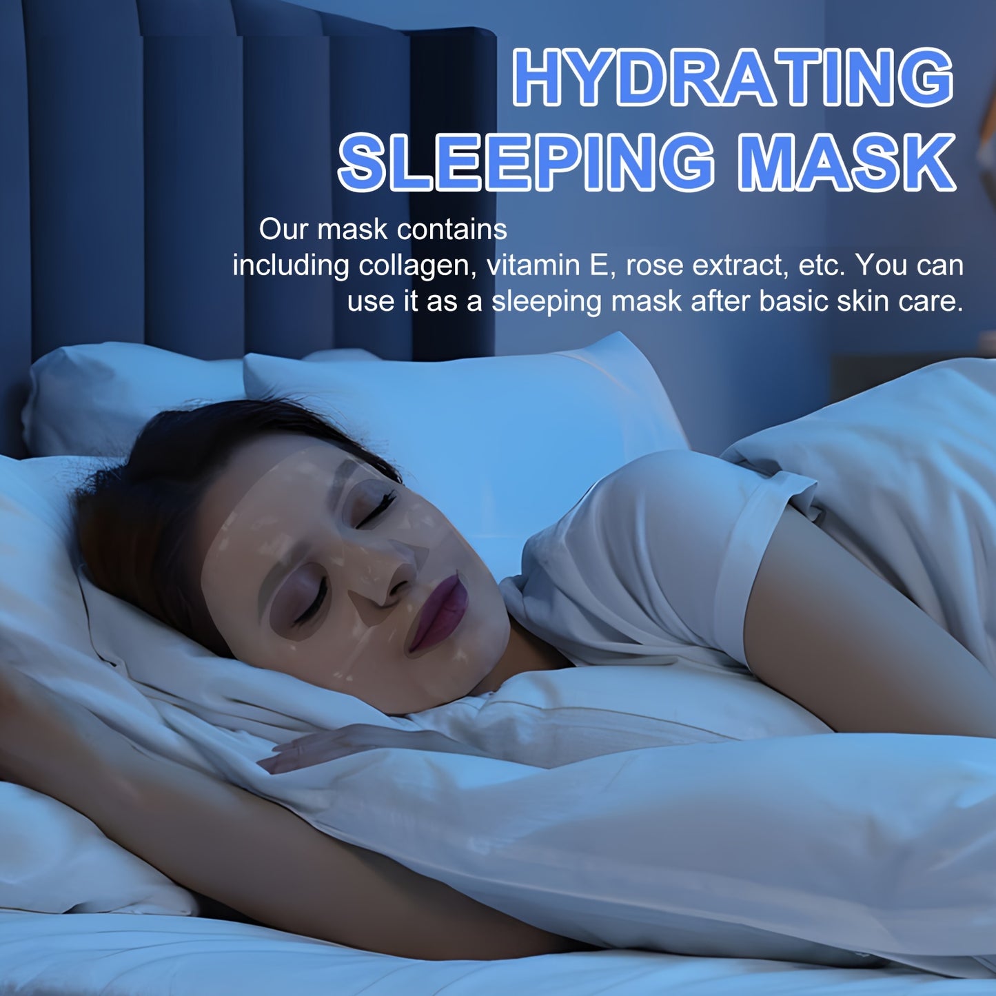 12 Pieces Of Bio-collagen Mask, Luminous Mask, Bio-collagen Real Mask, Moisturizing Sleeping Mask, 2 Boxes, Beauty And Skin Care Products