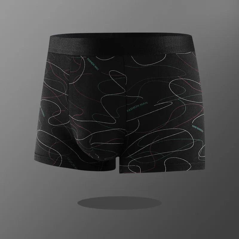 Men's boxers youth Mid-waist Boxers Large size underpants Boxer Shorts Men's Panties Underpants Boxershorts Underwear for Male