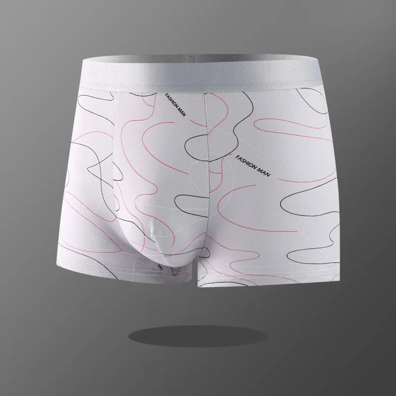Men's boxers youth Mid-waist Boxers Large size underpants Boxer Shorts Men's Panties Underpants Boxershorts Underwear for Male