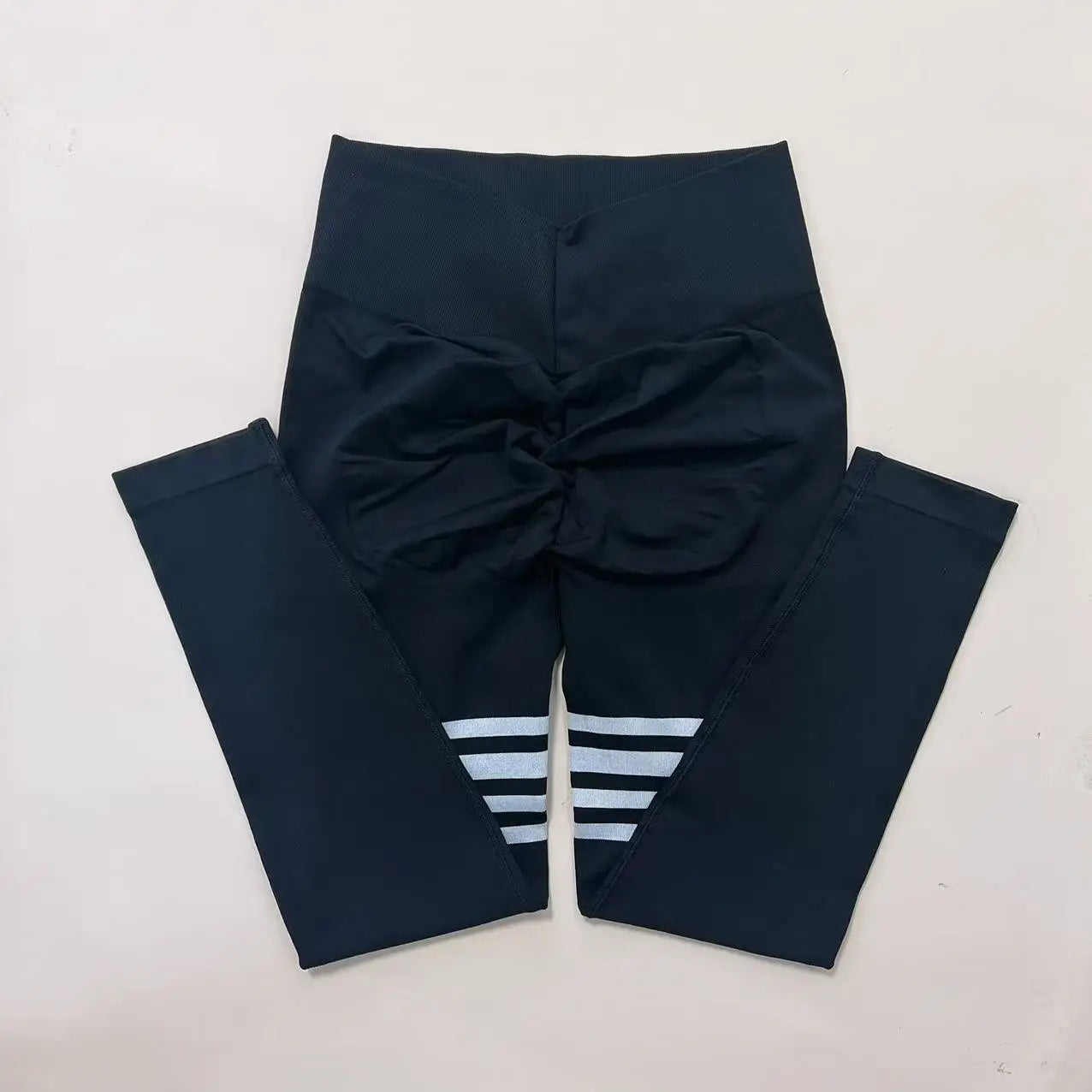 Women Gym V Back Line Leggings Butt Lifting Fitness Athletic Workout Scrunch Leggins Outdoor Yoga Pants Sports Tights S-XL