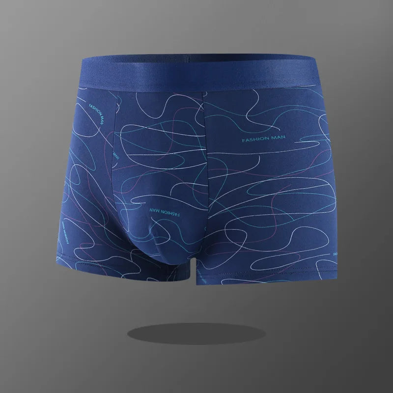 Men's boxers youth Mid-waist Boxers Large size underpants Boxer Shorts Men's Panties Underpants Boxershorts Underwear for Male