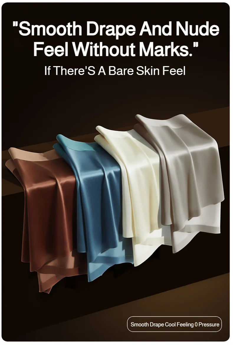 Premium Antibacterial Boxer Shorts Men's Summer Ice Silk Underwear with Mulberry Silk Gusset Seamless Design for Luxury Comfort