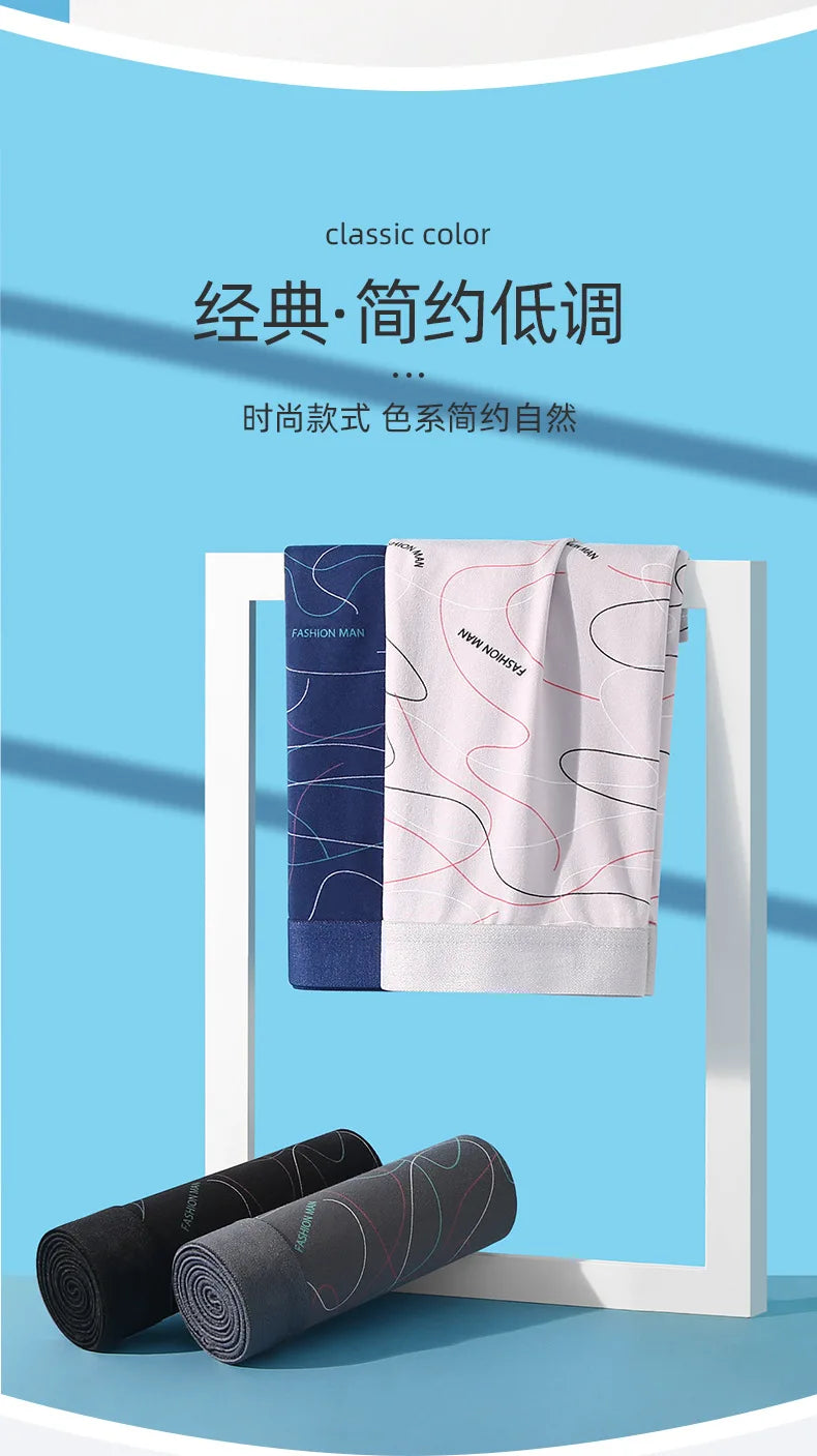 Men's boxers youth Mid-waist Boxers Large size underpants Boxer Shorts Men's Panties Underpants Boxershorts Underwear for Male