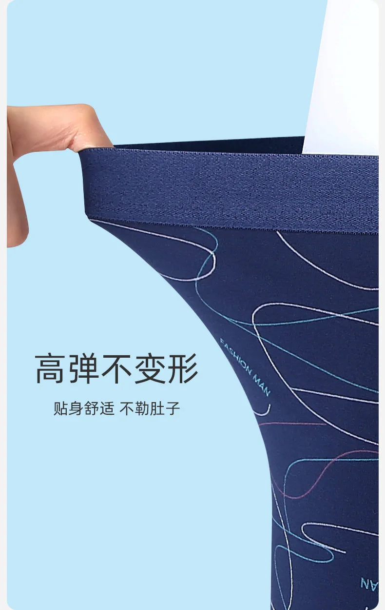 Men's boxers youth Mid-waist Boxers Large size underpants Boxer Shorts Men's Panties Underpants Boxershorts Underwear for Male