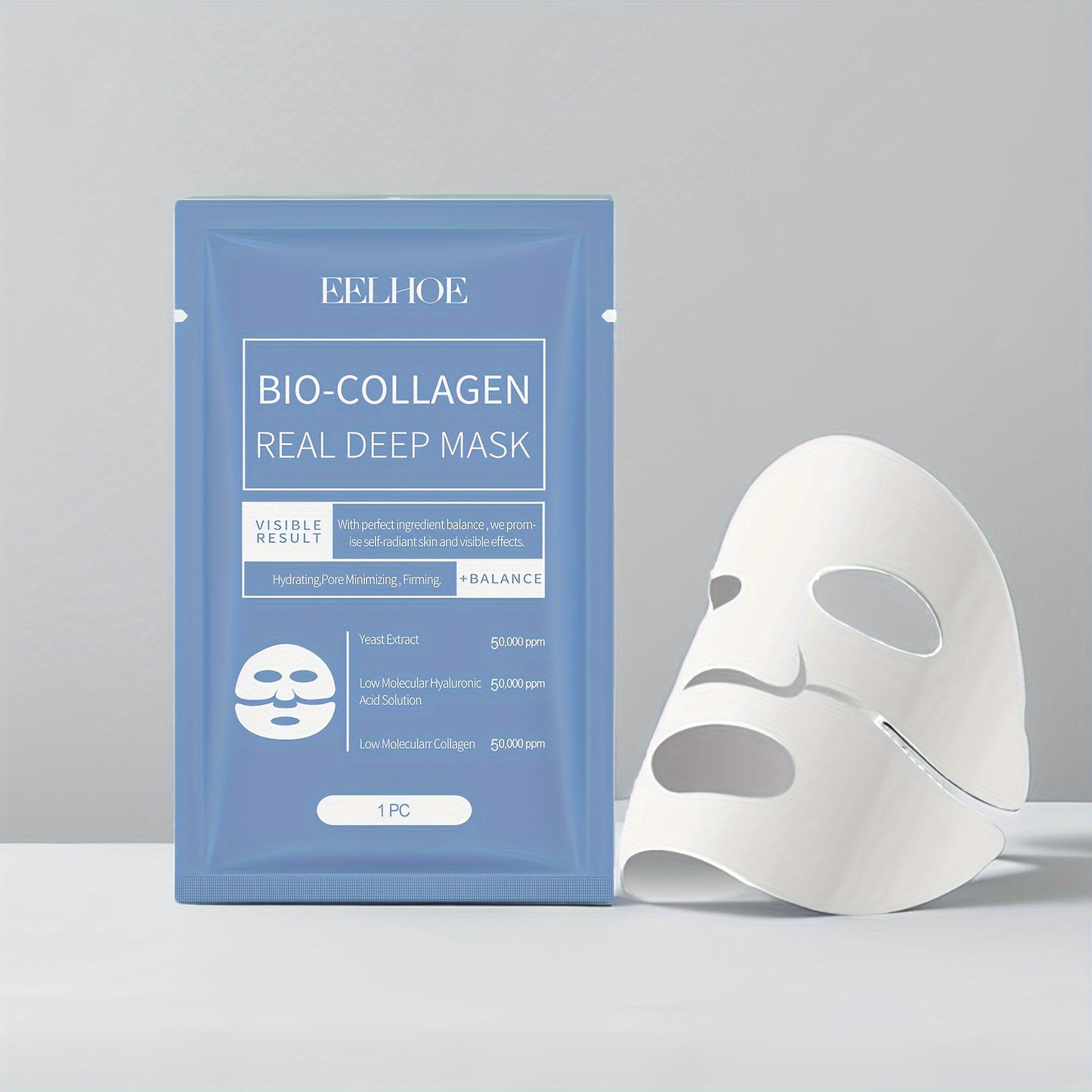 Collagen Mask. Highly Effective In Moisturizing And Effectively Locking In Moisture. Hydrates The Skin. Makes The Skin Soft, Smooth And Delicate. Tightens And Replenishes Water. Moisturizing Mask For Skin Tone.