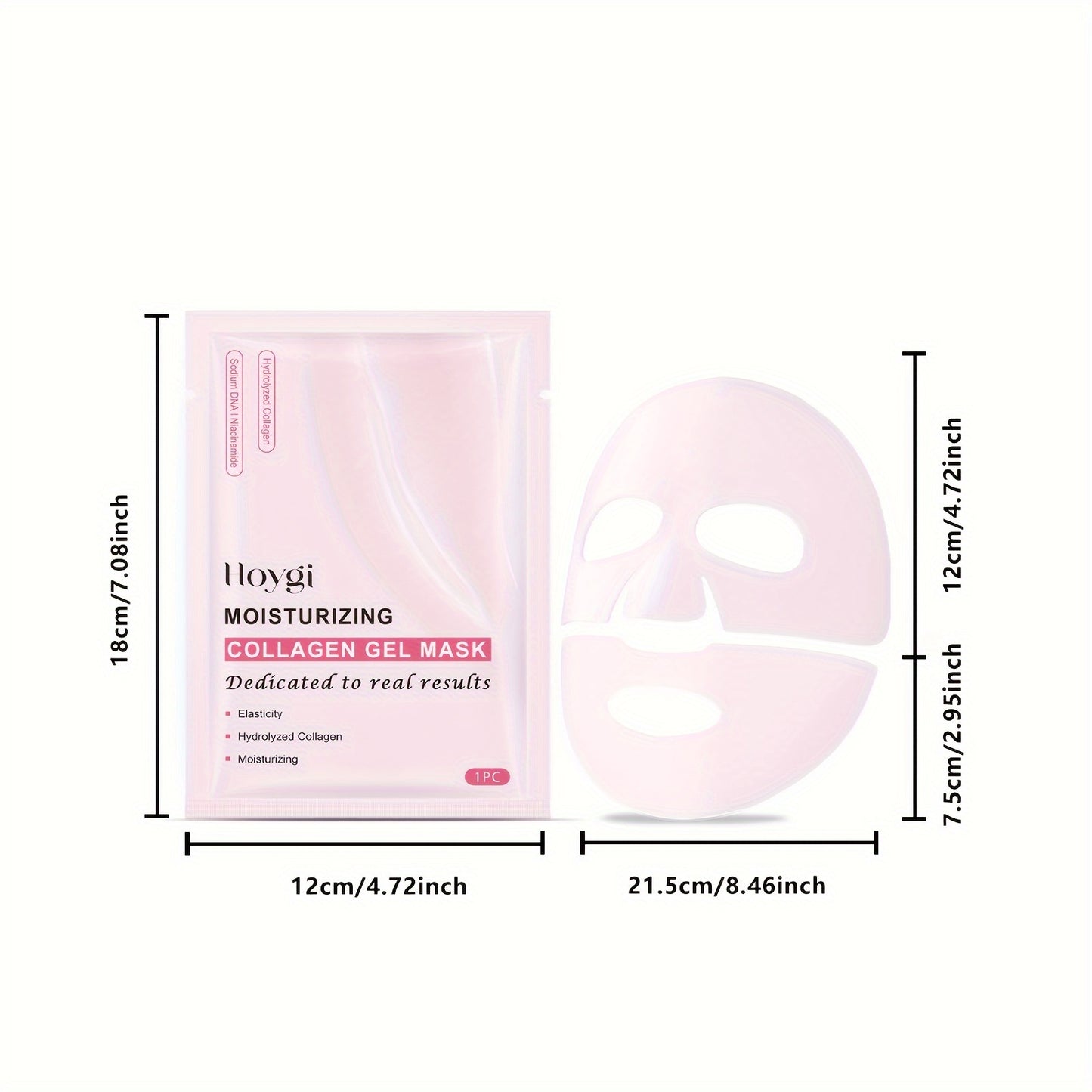 [Pink Collagen Mask] PDRN Pink Collagen Gel Mask | Glass Glow Light Beige Overnight Mask, Pore Care, Firming, Moisturizing, Even Light Beige, 58g, 1pc